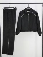 ست بامبر و شلوار سوییت مشکی - Image 2