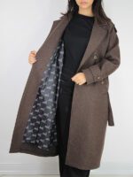 پالتو فوتر بلند کمردار - Image 5
