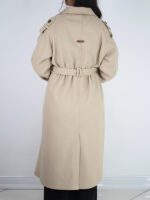 پالتو فوتر بلند کمردار - Image 6