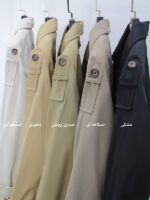 بارانی بلند سانتانا کمردار - Image 9