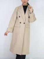 پالتو فوتر بلند تک دکمه