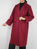 پالتو فوتر بلند تک دکمه - Image 3