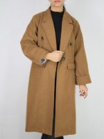 پالتو فوتر بلند تک دکمه - Image 5