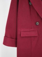 پالتو فوتر بلند تک دکمه - Image 8