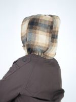 بارانی بلند دو یقه کلاه دار - Image 9