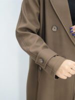 ترنج کت بلند کتان سوئیسی کجراه - Image 6