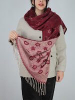 شال موهر مدل گل - Image 7