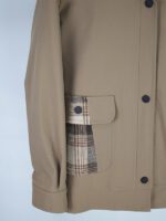 کت کتان دو یقه کلاه‌دار - Image 11