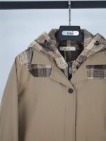 کت کتان دو یقه کلاه‌دار - Image 12