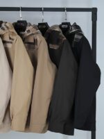 کت کتان دو یقه کلاه‌دار - Image 13