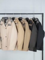 کت کتان دو یقه کلاه‌دار - Image 2