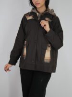 کت کتان دو یقه کلاه‌دار - Image 3