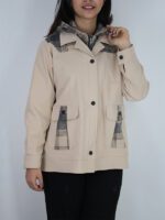 کت کتان دو یقه کلاه‌دار - Image 4