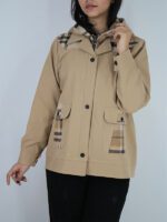 کت کتان دو یقه کلاه‌دار - Image 5