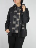 کت کتان دو یقه کلاه‌دار - Image 6