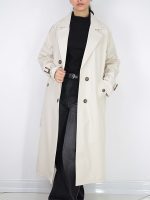 بارانی بلند سانتانا کمردار | استایلو - Image 6