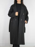 پالتو فوتر بلند کمردار | استایلو - Image 4